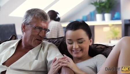 DADDY4K. Hot Erica Cheating on her BF with his Dad