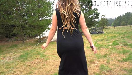 Exotic dread head girl festival tent sex