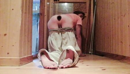 Boy having anal pleasure