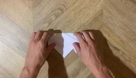 ASMR crab origami fetish