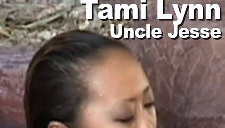 Tami Lynn & Uncle Jesse poolside suck facial