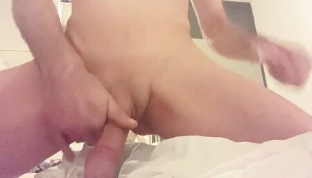 Jerking off at home