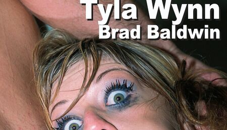 Tyla Wynn & Brad Baldwin blowjob throating facial