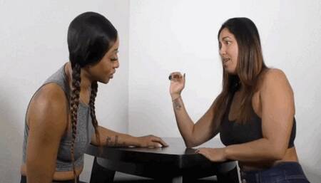 Megan vs Kendra: Armwrestling WMV