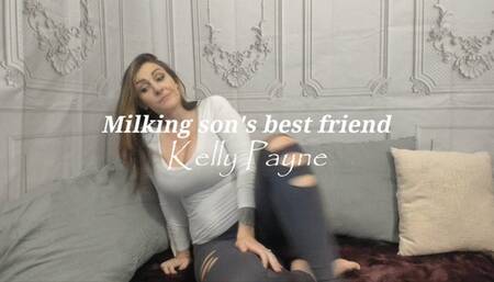 Milking my step-sons best friend