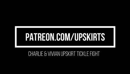 Tickling Upskirts with Vivian and Charlie