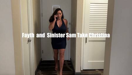 Christina Carter and Fayth On Fire in:  Fayth and Sinister Sam take Christina MP4 Hi Res