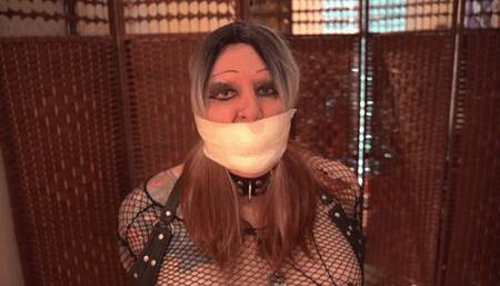 Chairtied in Leather with Leather Belts