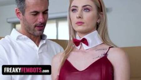 FreakyFembots - The First Fembot Unboxing - Charma Kelley Gets Controlled And Used As A Sex Doll