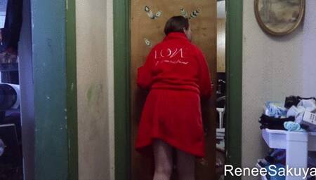 Renee catches Step-brother pounding her best friend