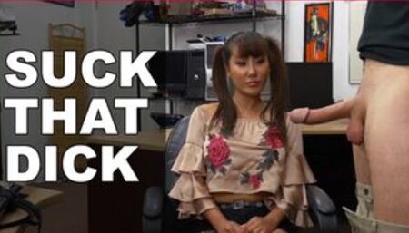 Asian Exchanges Katana For White Man's Flesh Sword