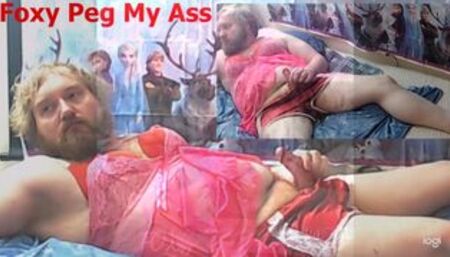 Sissy Sub With Toys Jacks off to Porn Cross Dressing Golden Shower Part 6