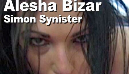 Alesha Bizart & Simon Synister strip pink suck