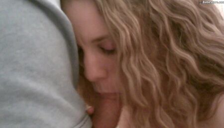 Cute girl Devon knows how to give a proper blowjob