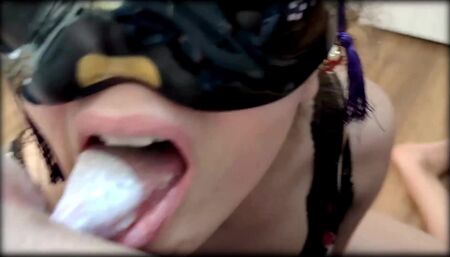 His farts and his cream enema in my mouth