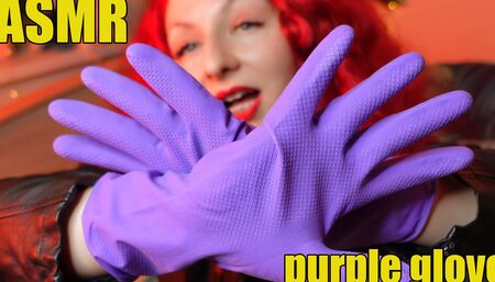 ASMR sounding: kitchen rubber gloves fetish