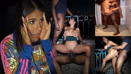 Sheila Ortega gets pounded in the street by two strangers