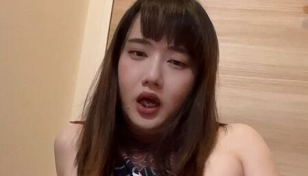 Anal masturbation with electric vibrator