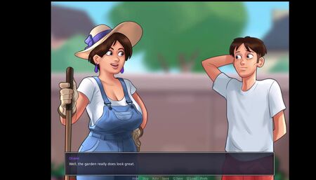 Summertime Saga - she love big cucumbers and i want to give her mine