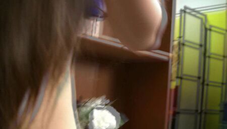 Mexican Teen with puffy nipples sucking stepdad's cock