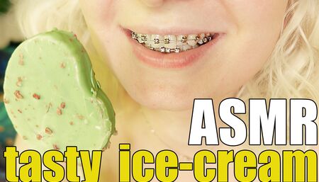 Eating in braces: ice-cream video