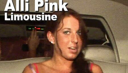 Alli Pink strip pink fingering in limo