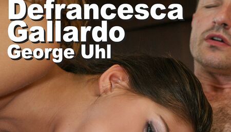 Defrancesca Gallardo & George Uhl suck fuck anal creampie