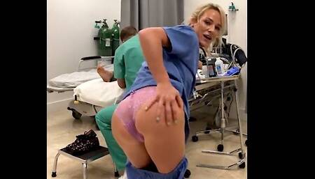 MILF Nurse Gets Fired for Showing Pussy (nurse420 on Camsoda)