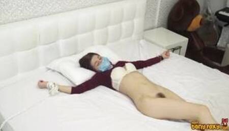 Beautiful Red Head Has Corona Virus Blues Is Tied Up IMPREGNATED