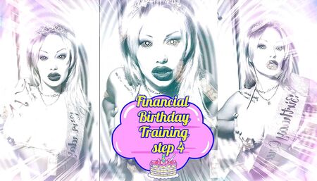 Mesmerizing financial training from birthday goddess! Step 4