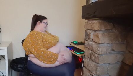 Fat girl office struggles