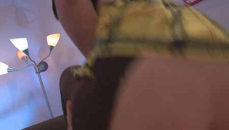 Cute teen's tight pussy meets big cock for the first time