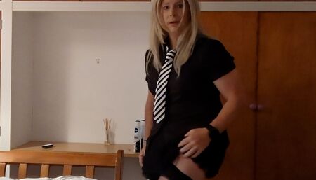 College girl with something extra!