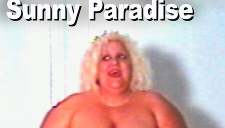 Sunny Paradise BBW strip Sybian