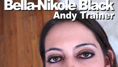 Bella-Nikole Black & Andy Trainer strip pink suck facial