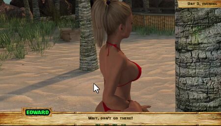 Lewd Island #5 - she really loves sucking cock as if she is a pro