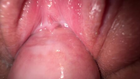 Close up fuck teen creamy roommate