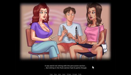 Summertime saga - I switched the vibrator on which she have on