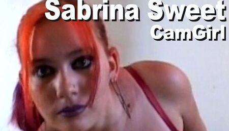 Sabrina Sweet strip pink masturbate.