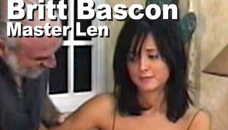 Britt Bascon & Master Len stripped spanked disciplined