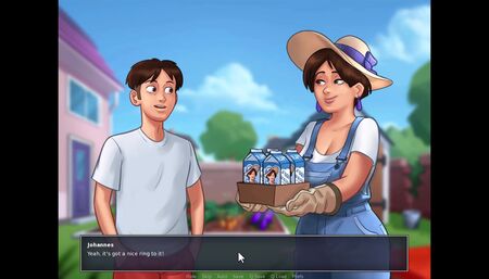 Summertime saga - delivering milk from Diana