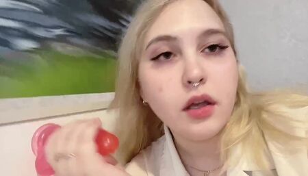 I love suck dildo for you