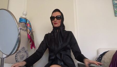 In the Satin Shawl Fitting Studio: 4 new headscarves shoulderscarves