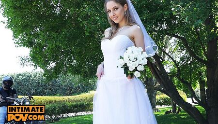 POV - Fucking the bride to be Jayla de Angelis on her wedding day