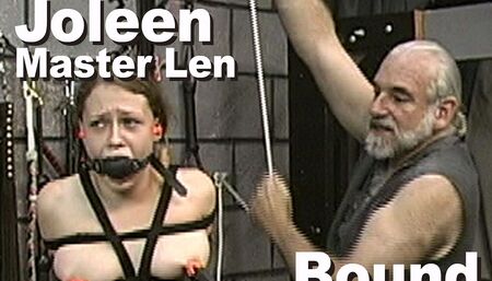 Joleen & Master Len bound whipped clamped tears