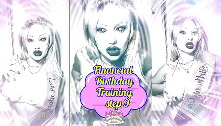 Mesmerizing financial training from birthday goddess! Step 9