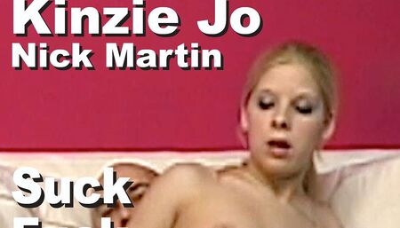 Kinzie Jo & Nick Martin suck fuck cumshot