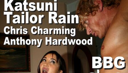 Katsuni & Tailor Rain & Chris Charming & Anthony Hardwood: BBG suck, fuck, DP, A2M