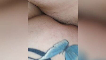 Two lesbians scissoring, fisting and sharing fluids