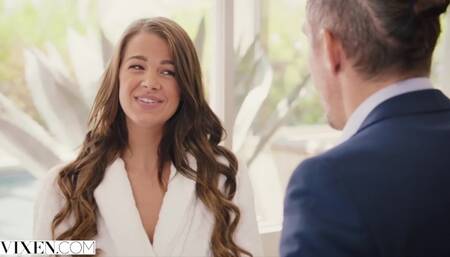 VIXEN Teen Fucks Dads best Friend